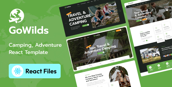 Gowilds - Travel & Tour Booking React NextJs Template