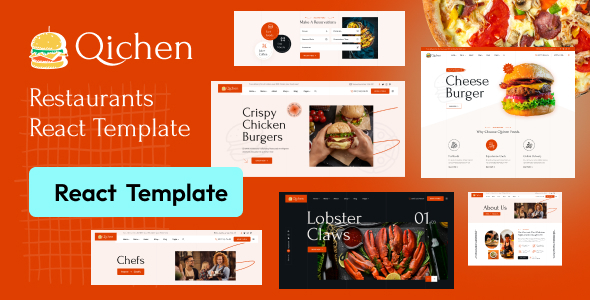 Qichen - Fast Food & Restaurant React NextJs Template