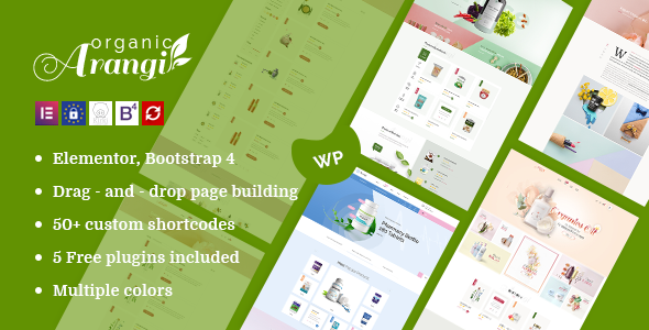 Arangi v1.3.5 - Organic WooCommerce WordPress Theme
