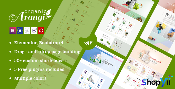 Arangi v1.3.9 - Organic WooCommerce WordPress Theme