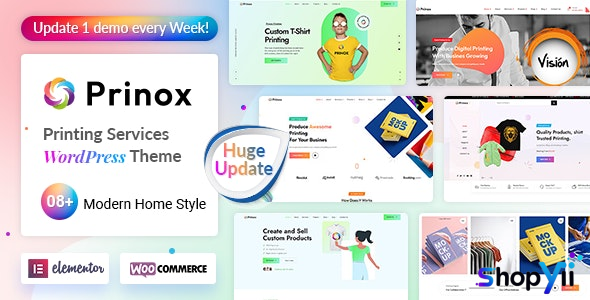 Prinox v2.1.2 - Printing Services WordPress Theme