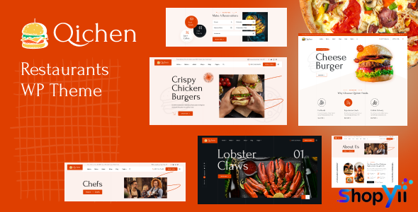 Qichen v1.0.0 - Restaurant WordPress Theme