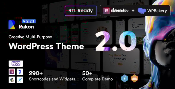 Rakon v1.6 - Creative Multi-Purpose WordPress Theme