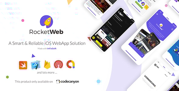 RocketWeb v1.0.3 - Configurable iOS WebView App Template