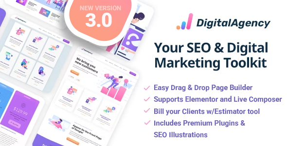 SEO WP v2.2 - Online Marketing, SEO, Social Media Agency
