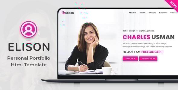 Elison v1.0 - Portfolio HTML Template
