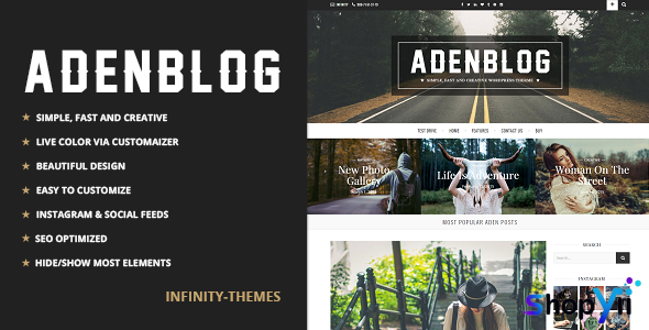 Aden v3.1.7 - A WordPress Blog Theme