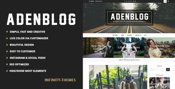 Aden v3.1.4 - A WordPress Blog Theme