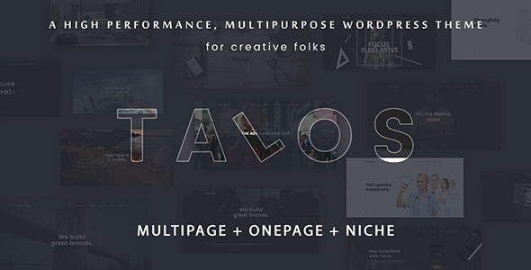 Talos v1.3.5 - Creative Multipurpose WordPress Theme