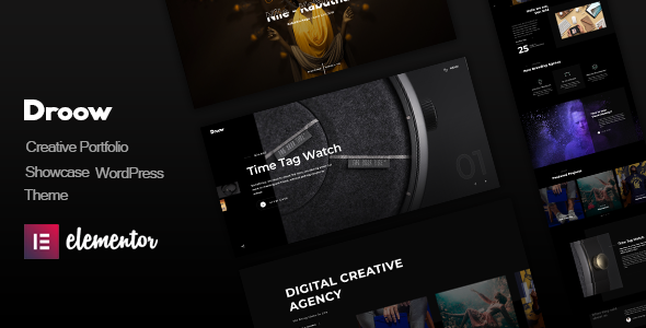 Droow v1.0.3 - Ajax Portfolio WordPress Theme