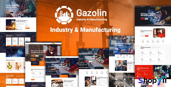 Gazolin - Industry & Manufacturing HTML Template