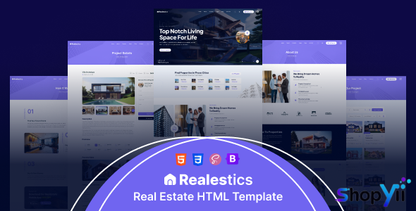 Realestics - Real Estate HTML Template
