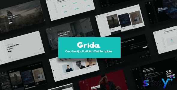Grida v1.0 - Creative Agency Ajax Portfolio & personal HTML Template