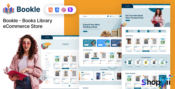 Bookle - Books Library eCommerce Store