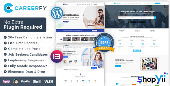 Careerfy v6.3.0 - Job Board WordPress Theme