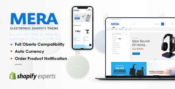 Mera v1.0 - Electronics Responsive Shopify Theme