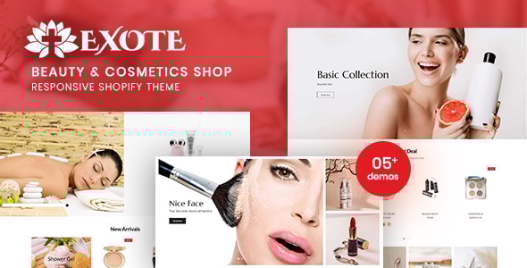 Exote v1.0 - Beauty & Cosmetics Shop Responsive Shopify Theme