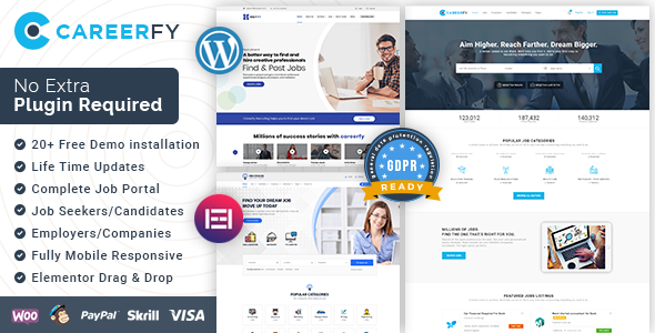 Careerfy v3.5.0 - Job Board WordPress Theme
