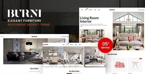 Burni v1.0.0 - Elegant Furniture Shop For Shopify