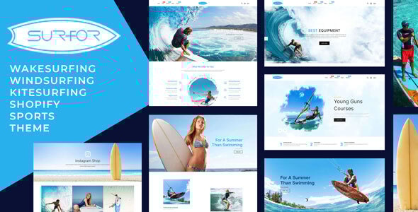Surfor v1.0 - Windsurfing Sports Responsive Shopify Theme