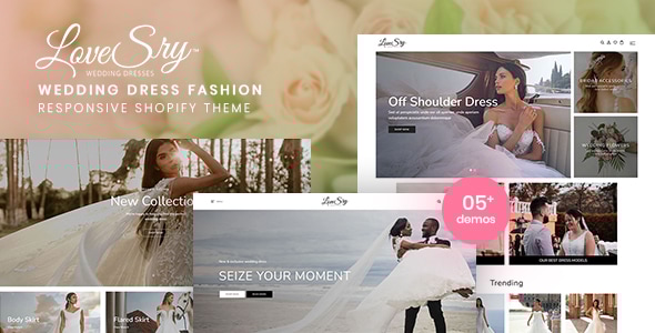 LoveSry v1.0.0 - Wedding Dress Fashion Responsive Shopify Theme