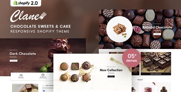 Clane v1.0 - Chocolate Sweets & Cake Shopify Theme
