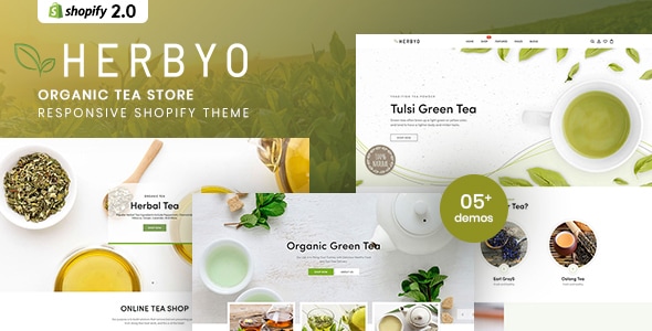 Herbyo v1.0 - Organic Tea Store Shopify Theme