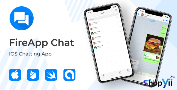 FireApp Chat IOS v1.0 - Chatting App for IOS - Inspired by WhatsApp