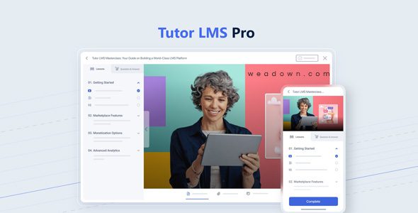 Tutor LMS Pro 3.5.0 + Addons – Most Powerful WordPress LMS Plugin