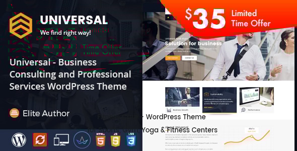 Universal v2.6 - Business Consulting and Professional Services WordPress Theme