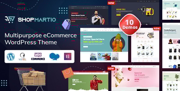 Shopmartio v1.0.0 - Multipurpose eCommerce WordPress Theme