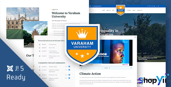 Varaham v1.0 - Education University Joomla Template