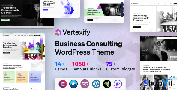 Vertexify v1.0.1 - Business Consulting WordPress Theme