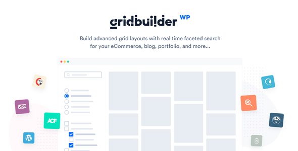 WP Grid Builder 2.1.8 + Addons – Create Advanced Filterable & Faceted Grids WordPress