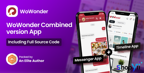 WoWonder Combined v2.0 - Chat Timeline And News Feed Application For WoWonder PHP script
