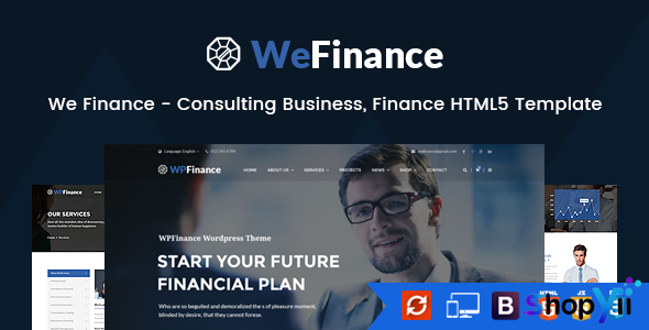 We Finance v1.0 - Consulting Business HTML5 Template