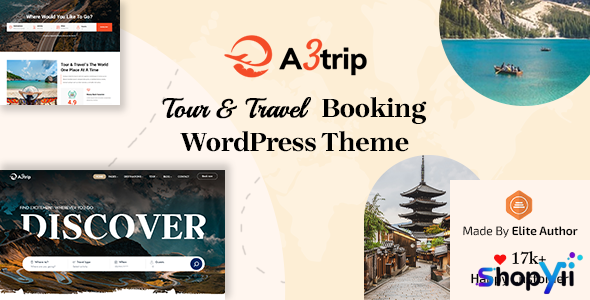 A3trip v1.4 - Tours & Travels WordPress Theme