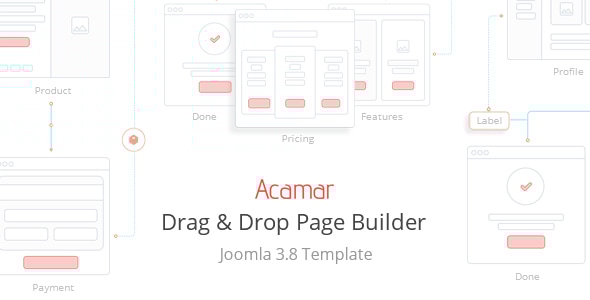 Acamar v1.0.2 - Tiled Layout and Clean Design Responsive Joomla Template