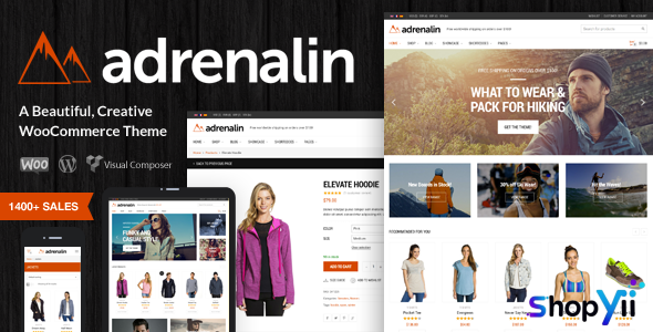 Adrenalin v2.1.0 - Multi-Purpose WooCommerce Theme