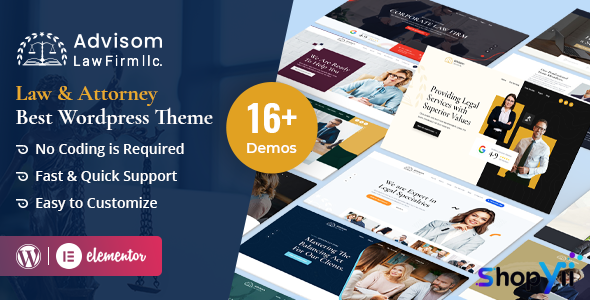 Advisom v1.1 - Law Firm WordPress Theme