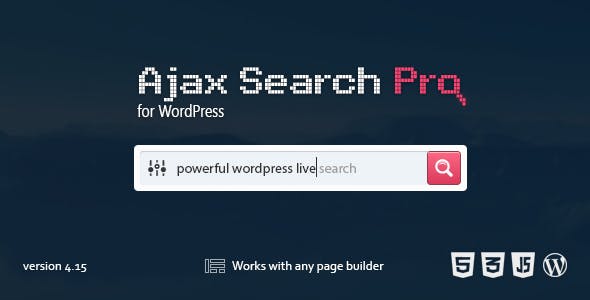 Ajax Search Pro 4.27.1 – Live WordPress Search & Filter Plugin