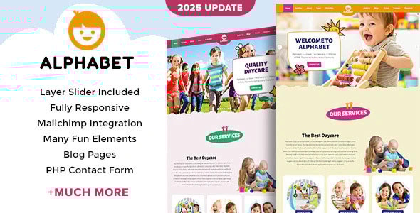 Alphabet v1.0 - Daycare / School HTML5