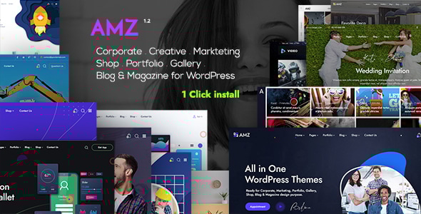 AMZ v1.0 - All in One Creative WordPress Theme