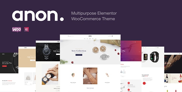 Anon v2.0.2 - Multipurpose Elementor WooCommerce Theme