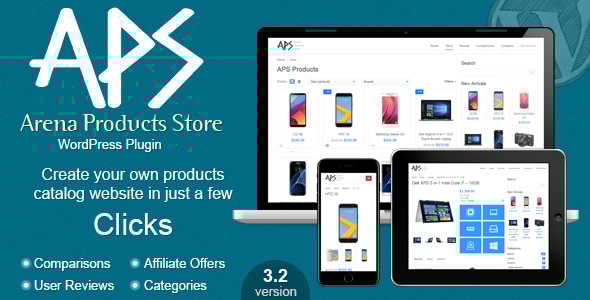 Arena Products Store v2.6 - WordPress Plugin