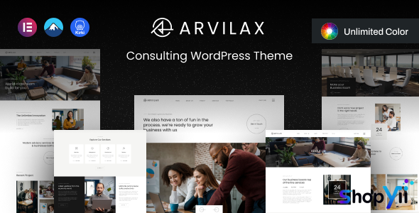 Arvilax v1.0.1 - Business Consulting WordPress Theme