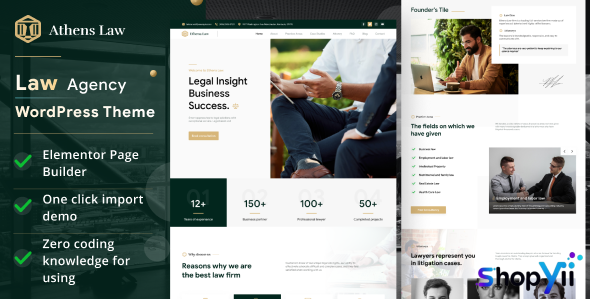 Athens v1.0.2 - Law Agency WordPress Theme