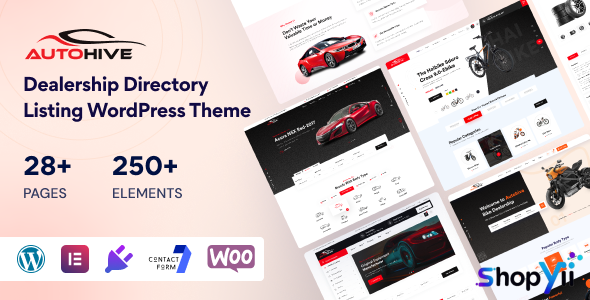 Autohive v1.0.0 - Car Dealer & Rental WordPress Theme