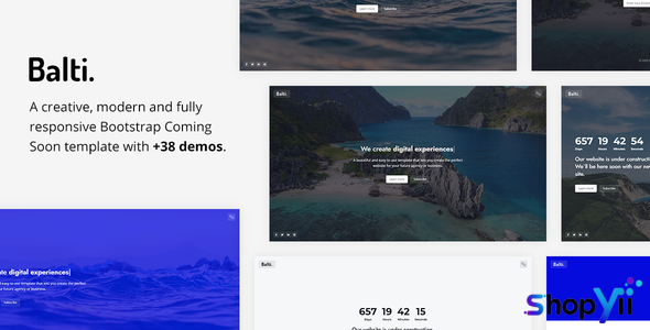 Balti v1.0 - Bootstrap Coming Soon Template
