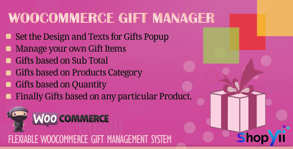 WooCommerce Gift Manager v2.5